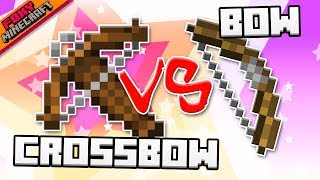 Minecraft  Crossbow VS Bow  Which is better [upl. by Joaquin]