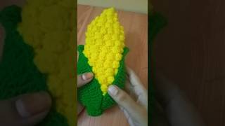 Crochet with me a corn pencil case 🌽🌽crochetproject shortsvideo [upl. by Anella302]