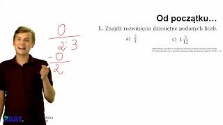 Jak znaleźć rozwinięcie dziesiętne ułamka zwykłego  Matematyka 7 klasa [upl. by Sachiko]