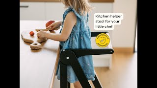 Foldable Learning Tower for Toddlers  Safe Kitchen Helper Tower  legampgo [upl. by Annet]