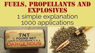 Fuels Explosives and Propellants Whats the difference [upl. by Debra]