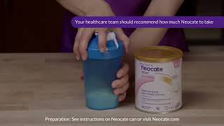 How to Mix Nutricia Neocate Infant DHA and ARA Powder Nutrition [upl. by Asiaj756]