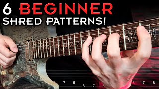 Learn To SHRED With Just 6 Patterns Guitar Lesson  Tabs [upl. by Roach]