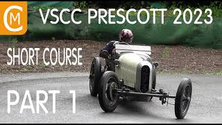 VSCC Prescott 2023 Short Course Part 1 Fastest Cars [upl. by Akener]