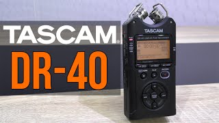 Tascam DR40 Digital Audio Recorder Review [upl. by Aeresed928]