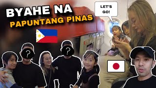 BIYAHE NA PAPUNTANG PINAS 🇵🇭  Filipino Japanese Family [upl. by Cherie364]