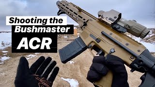 Shooting the Bushmaster ACR PDW [upl. by Ivanah]