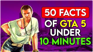 50 SECRET FACTS About GTA 5 😱 In Less Than 10 Minutes HINDI [upl. by Hailee]