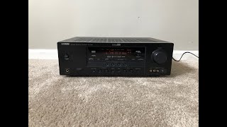 Yamaha RXV463 51 HDMI Home Theater Surround Receiver [upl. by Grissom]