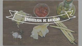 Receta a la plancha esqueixada de bacalao [upl. by Enyal918]