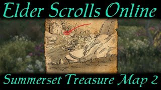 Summerset Treasure Map 2 Elder Scrolls Online ESO [upl. by Dowski440]