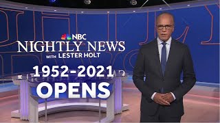 NBC Nightly News opens 1952  2021 OUTDATED [upl. by Fenelia]