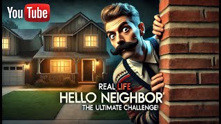 Hello Neighbor In Real Life in the Dark  DavidsTV [upl. by Athelstan547]