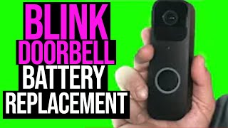 Blink Doorbell Battery Replacement [upl. by Nooj]