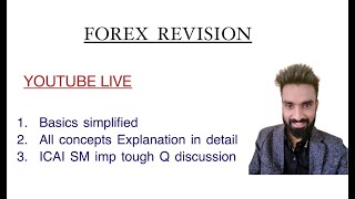 FOREX Revision Live  CA Final SFM  CA Pratik Jagati [upl. by Taka295]