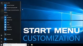 Windows 10  How to Customize Start Menu  Easy Tutorial Review [upl. by Toni]