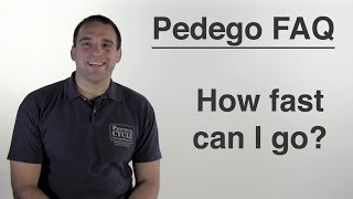 Pedego FAQ How fast can I go [upl. by Akcirret928]