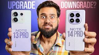 Redmi Note 14 Pro vs Redmi Note 13 Pro Full Compare  The BIG Downgrade😱 [upl. by Rosenblatt]