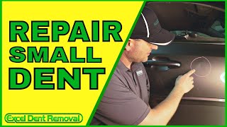 How To Repair Small Dent in Car Door [upl. by Dedra]