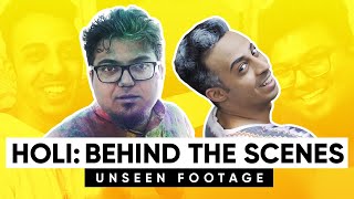 Holi Behind The Scenes  Unseen Footage  Jordindian  Quarantine Content [upl. by Trauts]