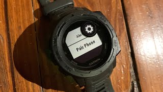 Garmin Instinct WONT CONNECT to your phone Try this to pair your Garmin device [upl. by Esihcoc]