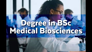 BSc Medical Biosciences  UWC [upl. by Puto]