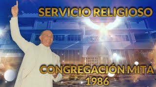 Servicio de La Congregación Mita  1986 [upl. by Buffy]