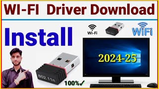 WIFI Driver For Windows 10 Pc Free Download  Wifi driver download amp Install 2024  PC Laptop [upl. by Berton150]