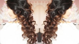 Heatless Curls  Overnight Bendy Rollers Flexi Rods  Emily Liu [upl. by Oravla504]