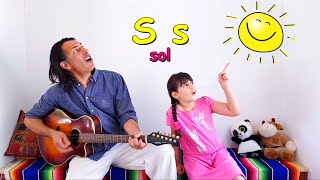 Spanish alphabet song  el alfabeto en español canción  ABC  you sing Spanish  you sing and learn [upl. by Lledrac]