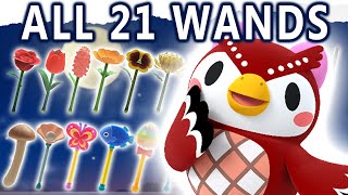 All 21 Wands in Animal Crossing New Horizons amp How to Get Them [upl. by Atiekram]