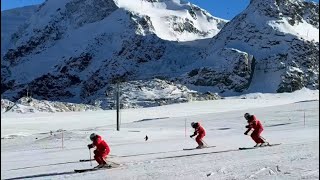 Early November Skiing Zermatt with Swiss snow demo team and Richard Amacker and Solden 🇦🇹 [upl. by Bushweller]