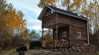 Bushcamp  Fall is Here at the Offgrid Homestead Some Much Needed Additions Working on Firewood [upl. by Lobel]