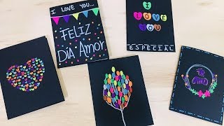 5 CARTAS FÁCILES PARA SORPRENDER Tarjetas hechas a mano [upl. by Ennaimaj]