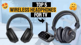 Best Wireless Headphone For TV In 2023  Top 5 Bluetooth TV Headphones Review [upl. by Cornall]