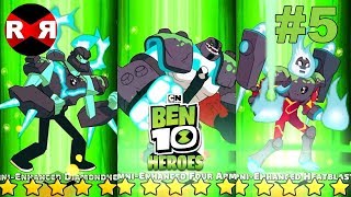 NEW OMNI ENHANCED ALIENS in HERO MODE Ben 10 Heroes  iOS  Android Gameplay Part 5 [upl. by Rehpotsrik]