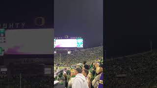 Coming Home Oregon football destroys UW 4921 on Nov 30 2024 collegefootball shorts oregonducks [upl. by Qulllon407]