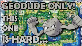 Can I beat Pokemon Yellow with Geodude [upl. by Armand67]