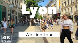 Lyon France 🇫🇷 Walking tour 4k [upl. by Umont39]