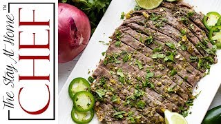 How to Make Slow Cooker Carne Asada  The Stay At Home Chef [upl. by Trebliw]