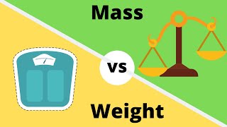 Difference between MASS and WEIGHT [upl. by Shank]