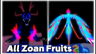 All Zoan Fruits Showcase🔥🔥 King Legacy [upl. by Stila]