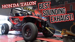 The Best Sounding Honda Talon Exhaust Ever [upl. by Halford399]