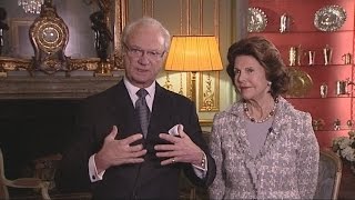 King Carl XVI Gustaf and Queen Silvia of Sweden [upl. by Web]