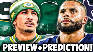 Packers Vs Cowboys Preview  Prediction [upl. by Anatole460]