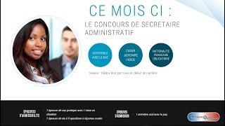 Le concours à saisir du mois  octobre  secrétaire administratif [upl. by Lihka]