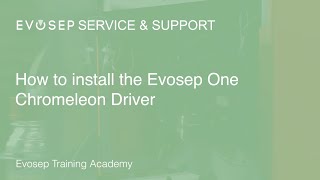 How to install the Evosep One Chromeleon Driver [upl. by Aistek438]