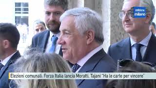 Elezioni comunali a Milano Forza Italia lancia Letizia Moratti Tajani Ha le carte per vincere [upl. by Efi]