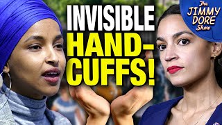 AOC amp Ilhan Omar Pretend Being Handcuffed For The Cameras [upl. by Yesac]