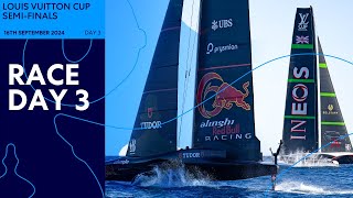 Louis Vuitton Cup  SemiFinals  Day 3  LIVE [upl. by Anaehs797]